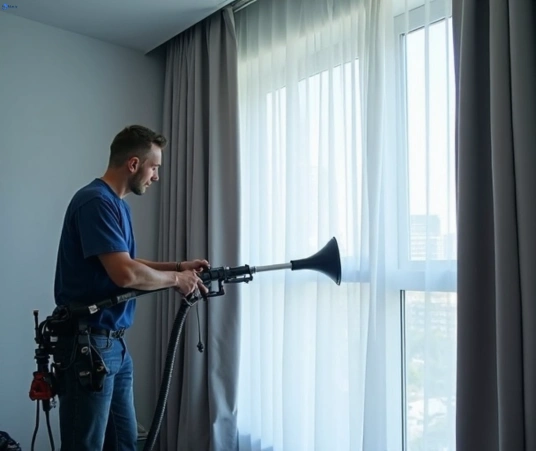 Professional curtain steam cleaning process equipment Matty Curtain Cleaning waterford